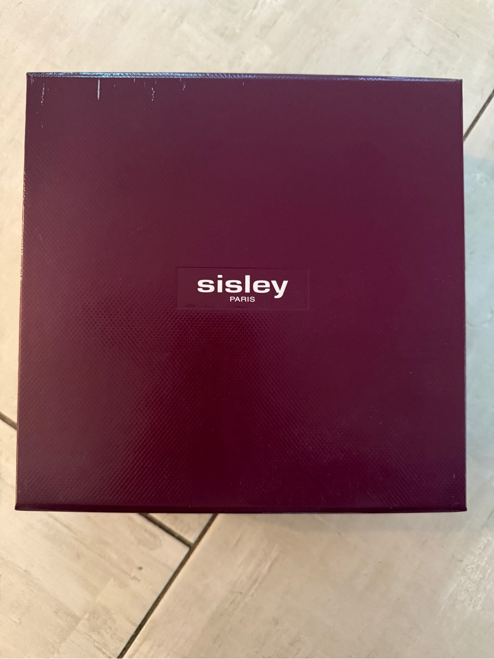 Sisley Paris Burgundy Gift Box